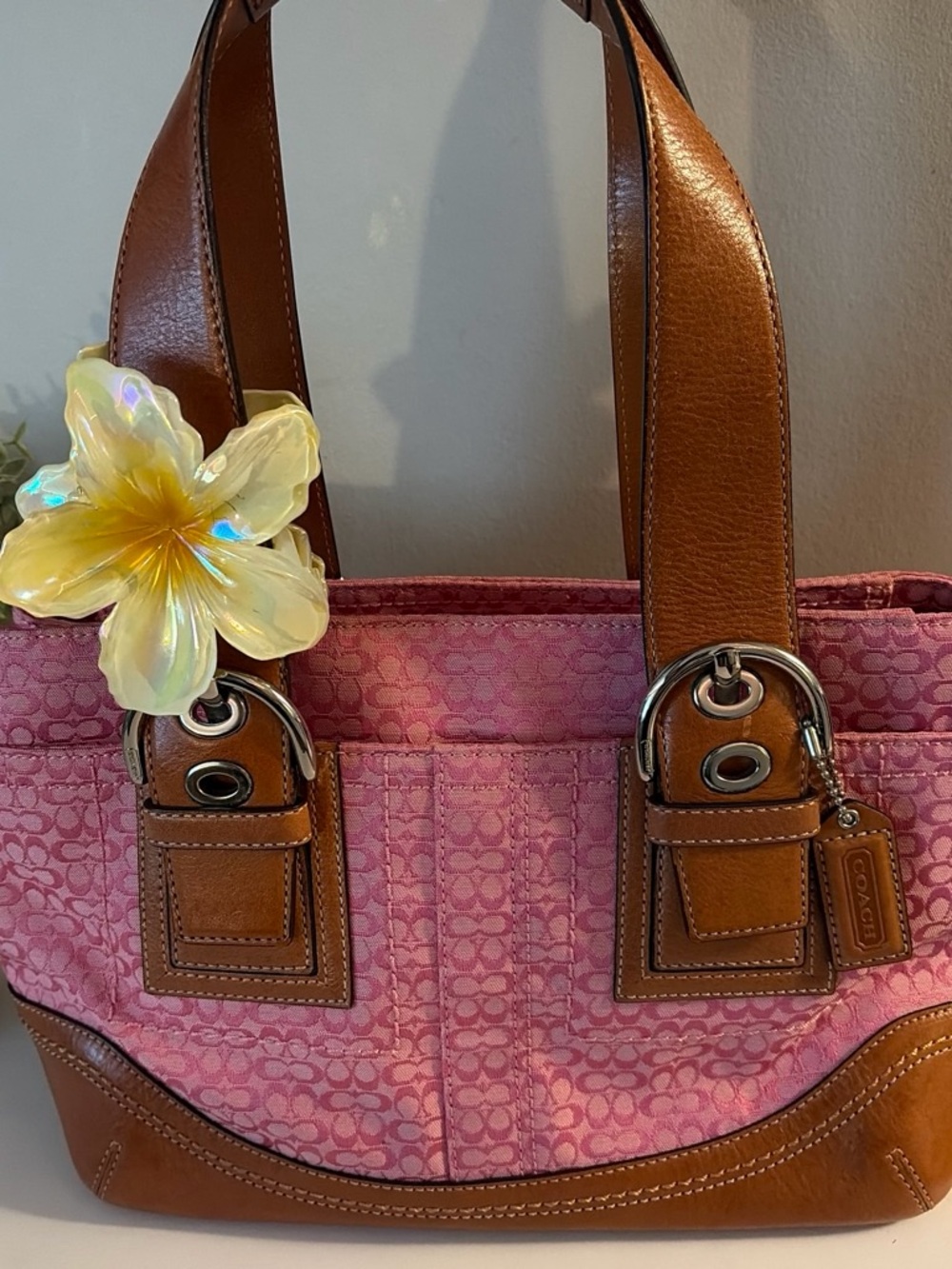 Vintage Coach soho pink